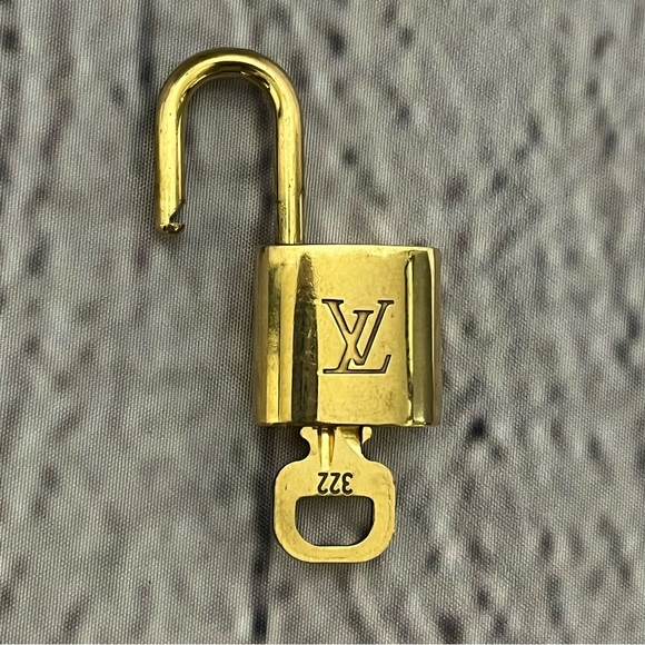 Vintage Louis Vuitton Lock And Key Set Authentic (#322) - Picture 3 of 9